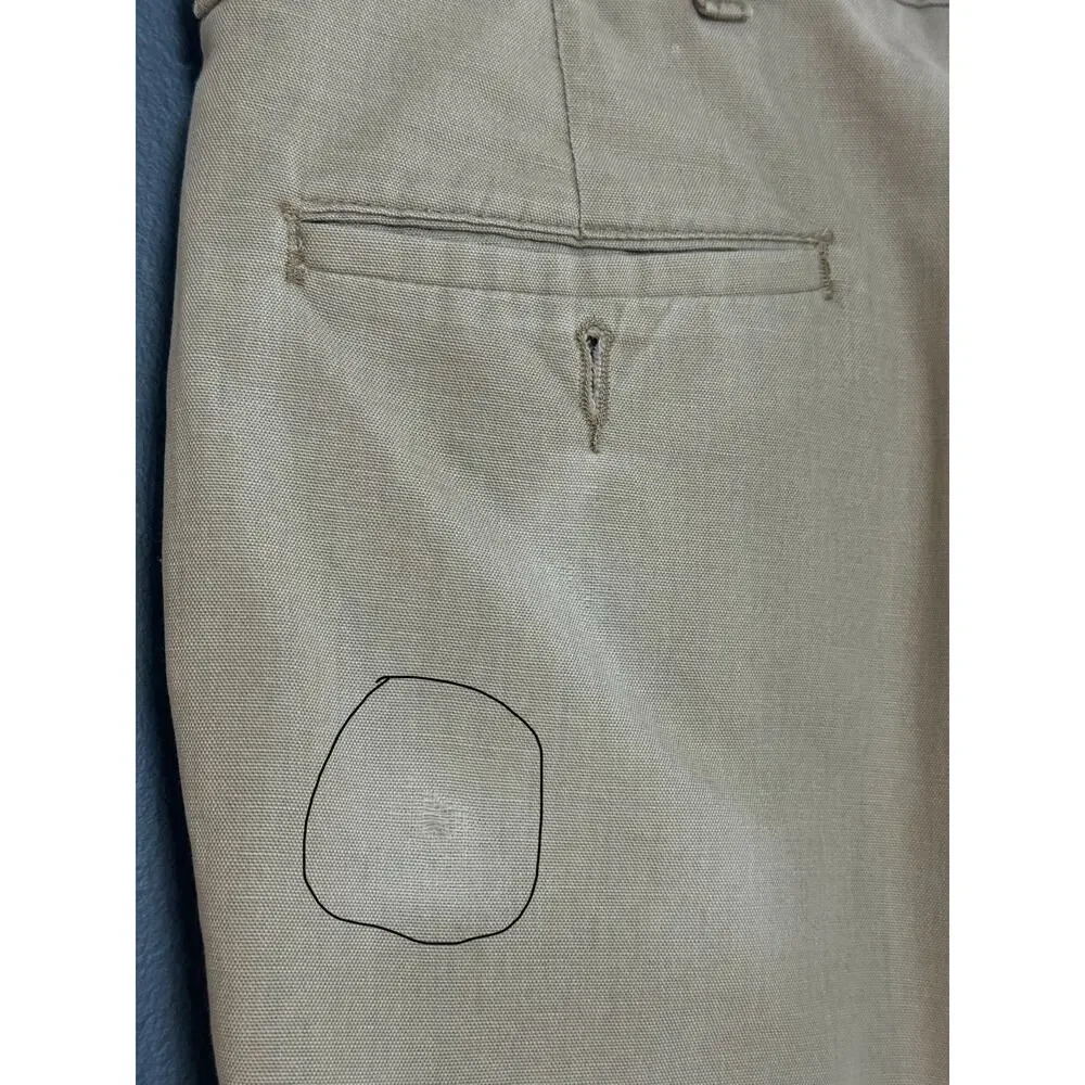 LEE Focused on Quality Men's Tan Chino Pants Size 38 x 29 XL - Picture 6 of 11
